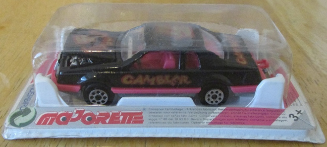 Ford Thunderbird Turbo Coupe Cambler Black Majorette no 217
