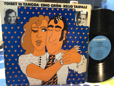 Grön/Taipale Toiset 16 tangoa Scandia Lp 1974 hieno