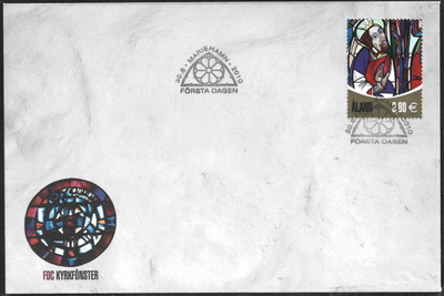 FDC Åland 2010  Kirkkoikkuna II  LaPe ÅL 327