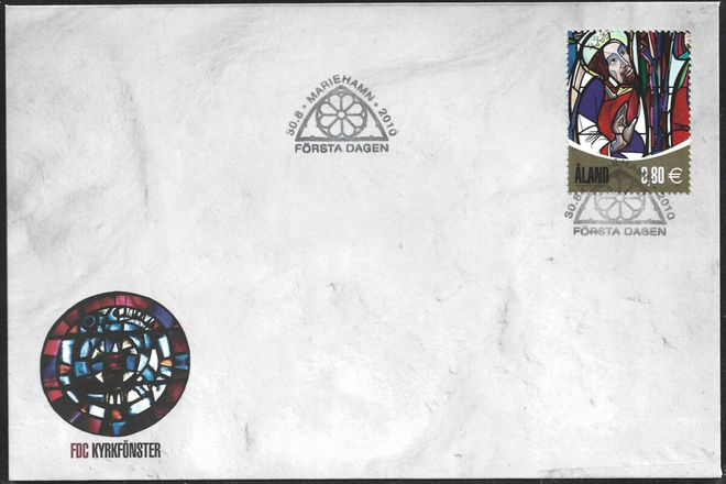 FDC Åland 2010  Kirkkoikkuna II  LaPe ÅL 327