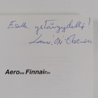 Ossi Lindfors ym. : Aerosta Finnairiin (signeerattu, teki... - pikkukuva 3