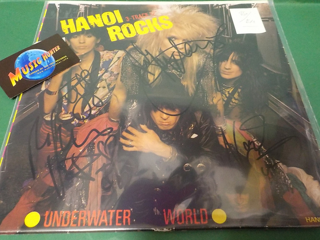 HANOI ROCKS - UNDERWATER WORLD 12'' NELJÄLLÄ NIMMARILLA (w)