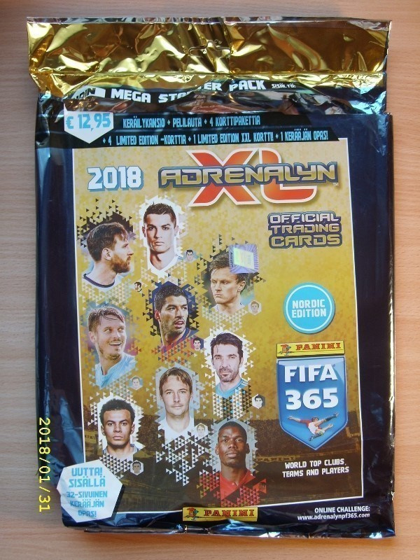 FIFA365 nordic edition 2018 –keräilykortteja