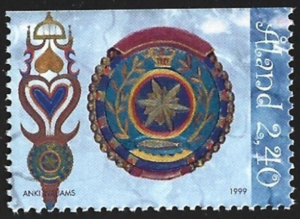 Åland 1999 ÅV 7  Kansantaidetta  2,40 mk ** LaPe 152