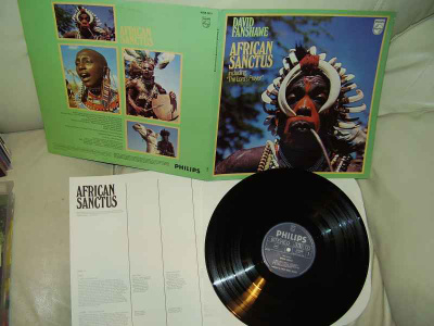 David Fanshawe LP 1973 African Sanctus Philips 6558 001