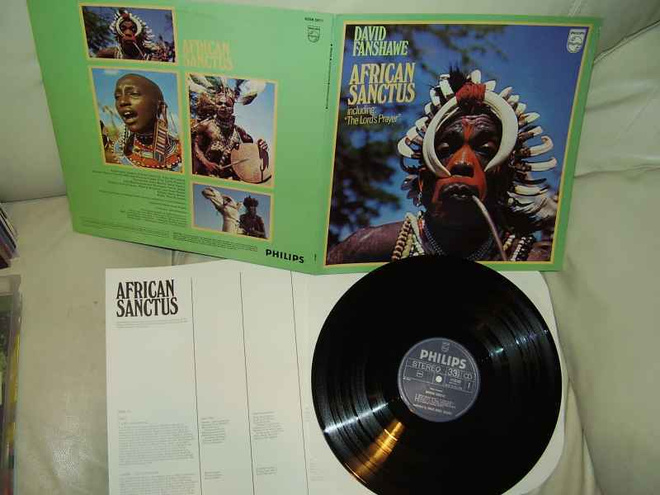 David Fanshawe LP 1973 African Sanctus Philips 6558 001
