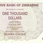 Zimbabwe 1.000 Dollars 2006 P44 #725 - pikkukuva 1