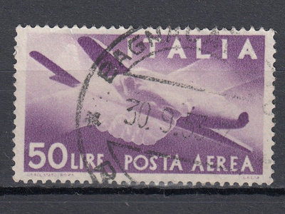 Italia 1947 Mi 714 Handshake, Caproni-Campini 1