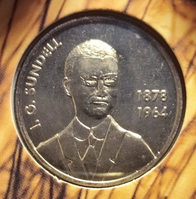 Rahapajan jetoni - I. G. Sundell, UNC