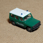 Mercedes-Benz G280E Poliisiauto 2004 vihreä 1:87 Wiking - pikkukuva 1