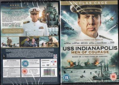 Uss Indianapolis:Men Of Courage	(9 251)	UUSI	-GB-	DVD			nico
