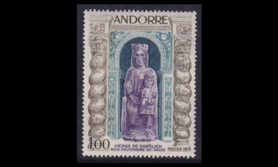 Andorra Fr 249 ** Uskonnollinen taide (1973)