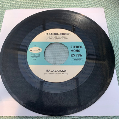 HAZAMIR- kuoro: Balalaikka * Kapernaumin häät.* FIN 1969