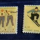 Finlandia 95. Vihko jossa Urheilupinssit 4 kpl. Vihon koko - - pikkukuva 2