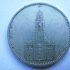 Natsi-Saksa 5 Reichsmark 1935 A Potsdam Garrison Church - pikkukuva 1