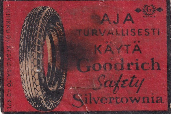 Aja turvallisesti käytä Goodrich Safety Silvertownia  3/12