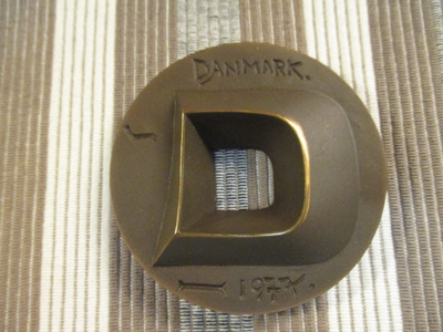 Danmark 1977 . Nordisk Kustmedalje/Mauno Hartman 1977.