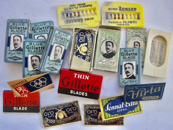 VANHOJA Partateriä ym Gillette Olympia Virta Globusmen ym