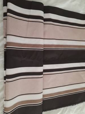 Vahva ja tiivis raidallinen kangas 600x140cm