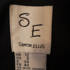 Simon Ellis - erittäin laadukas kukkamekko huivilla koko 38 - pikkukuva 3