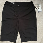 CUTTER & BUCK NAISTEN MUSTAT GOLFSHORTSIT koko 34 *UUDET* - pikkukuva 1