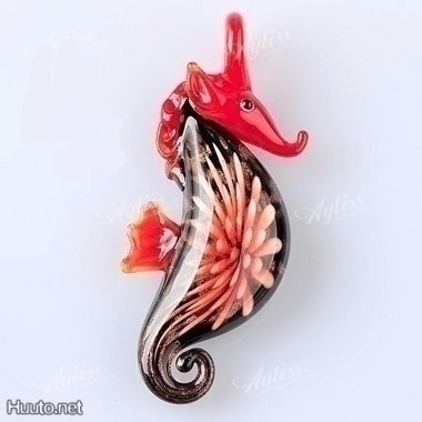 1144 .. Murano Kaunis Lampwork Taidelasia .. Kaulakoru