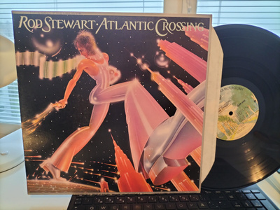 ROD STERWART, Atlantic Crossing, LP US -75 HIENO KUNTO !!