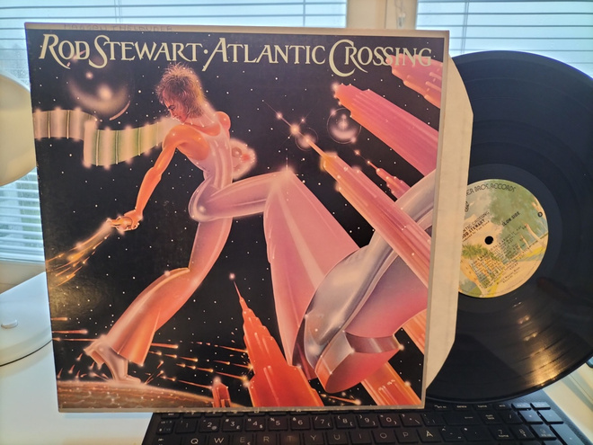 ROD STERWART, Atlantic Crossing, LP US -75 HIENO KUNTO !!