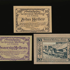 Itävalta Notgeld 10, 20, 50 Heller, Wartberg 1921 - pikkukuva 2