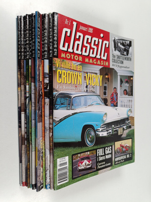 Classic motor magazin vuosikerta 1995 (1-11, n:o 12 puuttuu)