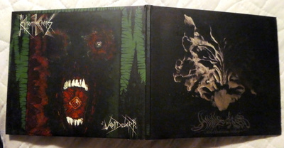 Howls Of Ebb / Khthoniik Cerviiks – With Gangrene Edges cd
