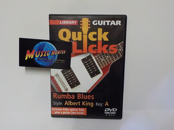 QUICK LICKS RUMBA BLUES, STYLE: ALBERT KING UUSI DVD
