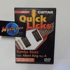 QUICK LICKS RUMBA BLUES, STYLE: ALBERT KING UUSI DVD - pikkukuva 1