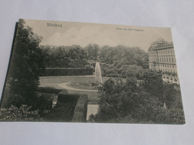 Würzburg, linnan pihaa, vanha mv pk, ei kulk.