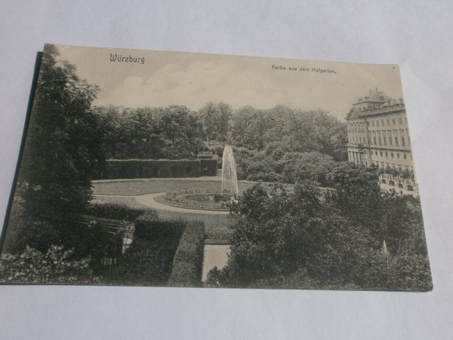 Würzburg, linnan pihaa, vanha mv pk, ei kulk.