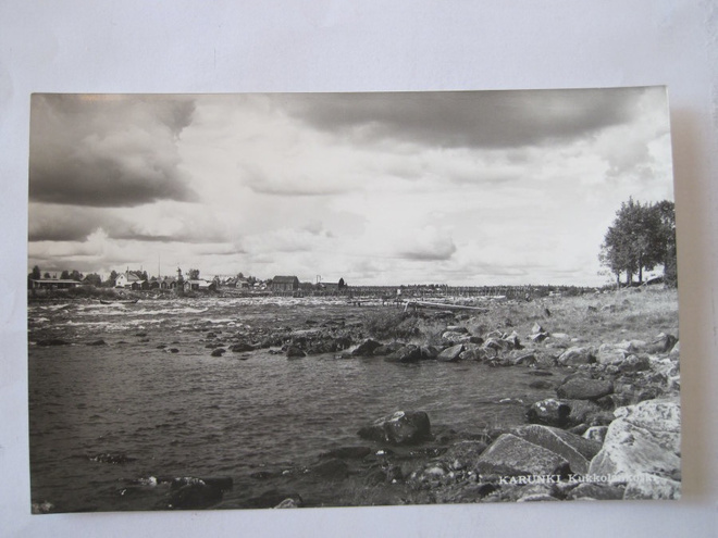 VANHA Postikortti Karunki Tornio 1950-l Alkup.Mallikappale