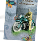 "°AJA LUJAA JA LAULA...."° -KORTTI /KARTO (Kimalle) - pikkukuva 1
