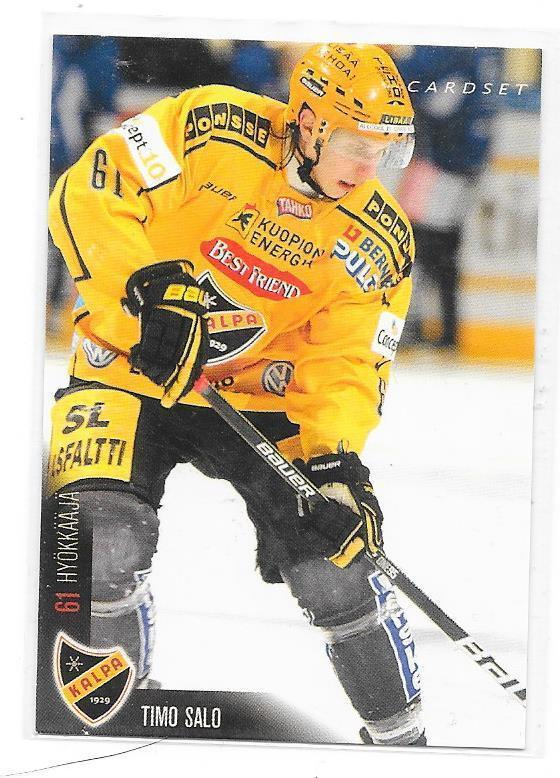 2010-11 CardSet #83 Timo Salo Kalpa