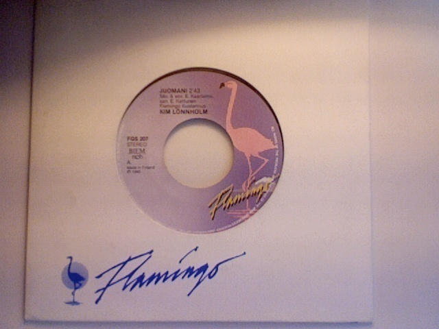 KIM LÖNNHOLM  ::  JUOMANI  ::  VINYYLI  7"      1990