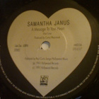 SAMANTHA JANUS :A MESSAGE TO YOUR HEART:EUROVISION SINGLE 7" - pikkukuva 3