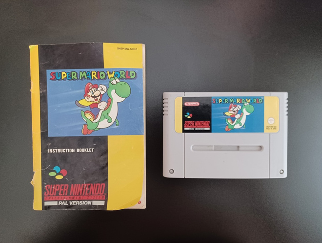 SNES: Super Mario World (L+M, SCN Suomi-ohjeet)