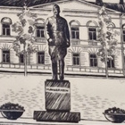Harvinainen Arabian Mikkelin kaupunki -seinälautanen - pikkukuva 4
