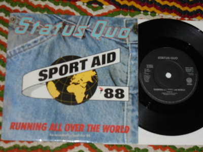 7" STATUS QUO - Sport Aid '88 - single 1988 blues rock EX-