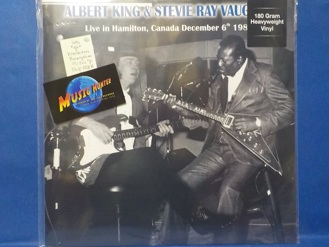 ALBERT KING&STEVIE RAY VAUGHAN - LIVE IN HAMILTON - UUSI LP+