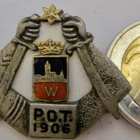 VANHA Merki POT 1906 Viipuri Hopeaa KOMEA - pikkukuva 1