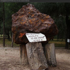 Rauta meteoriitti hopea sormus 16+ mm Campo Argentiina - pikkukuva 2