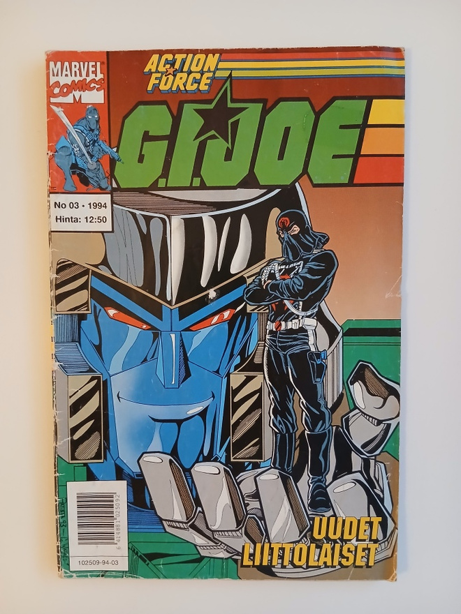 Action force / G.I. Joe sarjakuvalehti (Numero 3 / 1994)