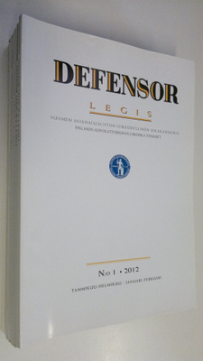 Defensor legis vuosikerta 2012 (6 lehteä)