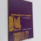 Siobhan Chapman : Philosophy for linguists : an introduction - pikkukuva 1