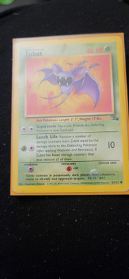 Zubat 57/62 Fossil set common card